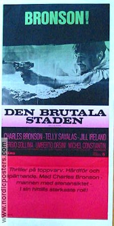 Den brutala staden 1970 poster Charles Bronson