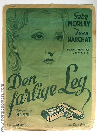 Den farlige leg 1946 poster Gaby Morlay