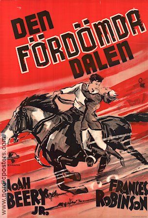 Den fördömda dalen 1938 poster Noah Beery Jr Frances Robinson