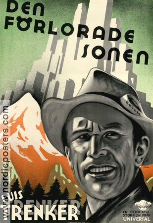 Den förlorade sonen 1934 poster Maria Andergast Luis Trenker