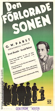 Den förlorade sonen 1948 poster Ernst Deutsh GW Pabst