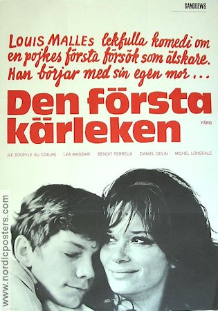 Den första kärleken 1971 poster Lea Massari Louis Malle