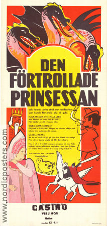 Den förtrollade prinsessan 1940 poster Animerat