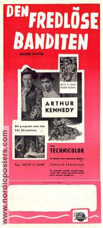 Den fredlöse banditen 1955 poster Arthur Kennedy Betta St John Eugene Iglesias Edgar G Ulmer