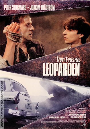 Den frusna leoparden 1986 poster Peter Stormare Joakim Thåström Laurus Oskarsson