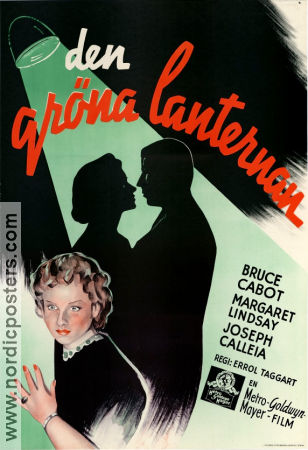 Den gröna lanternan 1936 poster Bruce Cabot Margaret Lindsay Errol Taggart