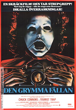 Den grymma fällan 1981 poster Chuck Connors Jocelyn Jones David Schmoeller