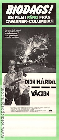 Den hårda vägen 1975 poster Jan-Michael Vincent Kay Lenz Jonathan Kaplan Bilar och racing