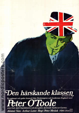 Den härskande klassen 1972 poster Peter O´Toole Alastair Sim Peter Medak Konstaffischer