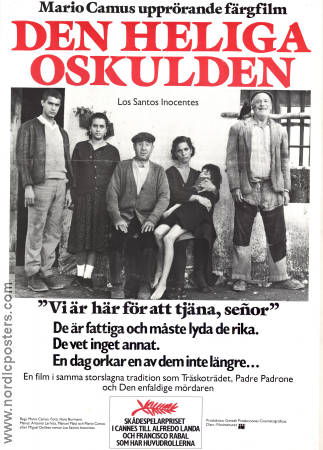 Den heliga oskulden 1983 poster Alfredo Landa Francisco Rabal Mario Camus Spanien