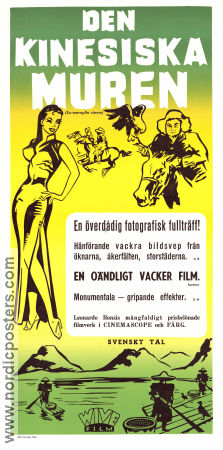 Den kinesiska muren 1959 poster Giancarlo Vigorelli Carlo Lizzani Dokumentärer Asien