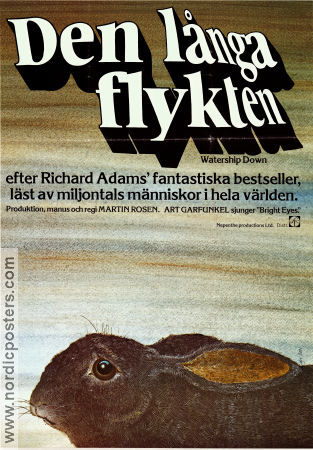Den långa flykten 1978 poster John Hurt Martin Rosen