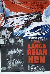 Den långa resan hem 1941 poster John Wayne John Ford Skepp och båtar