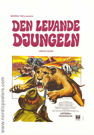 Den levande djungeln 1964 poster Michael Rye Ronald E Shanin Katter Dokumentärer Hitta mer: Africa