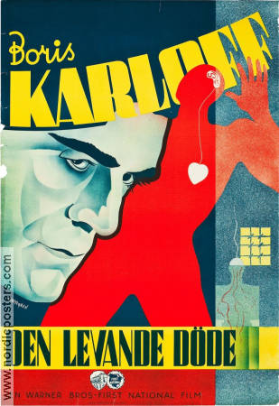 Den levande döde 1936 poster Boris Karloff