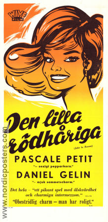 Den lilla rödhåriga 1959 poster Pascale Petit Daniel Gélin Margo Lion Claude Boissol Damer