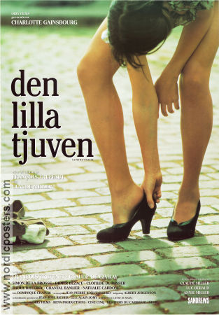 Den lilla tjuven 1988 poster Charlotte Gainsbourg Didier Bezace Simon de La Brosse Claude Miller