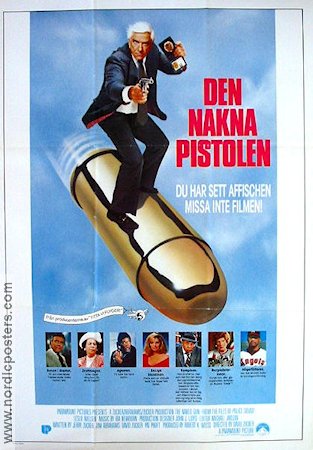 Den nakna pistolen 1988 poster Leslie Nielsen