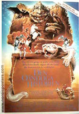Den oändliga historien 1984 poster Noah Hathaway Barret Oliver Tami Stronach Wolfgang Petersen Barn