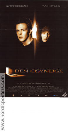 Den osynlige 2002 poster Gustaf Skarsgård Tuva Novotny Li Brådhe Joel Bergvall