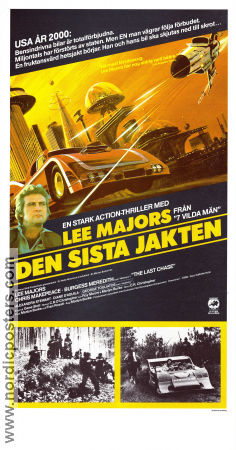 Den sista jakten 1981 poster Lee Majors Burgess Meredith Chris Makepeace Martyn Burke