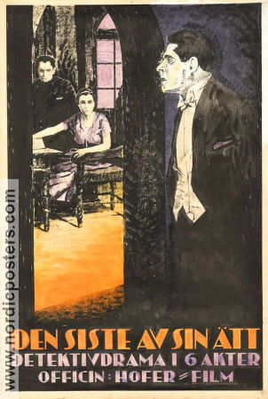 Den siste av sin ätt 1917 poster Silent Movie Maurice Tourneur