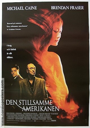 Den stillsamme amerikanen 2002 poster Michael Caine Brendan Fraser