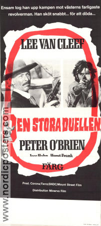 Den stora duellen 1972 poster Lee Van Cleef Giancarlo Santi