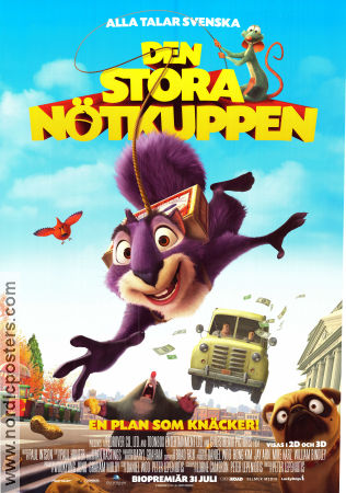 Den stora nötkuppen 2014 poster Will Arnett Peter Lepeniotis Animerat