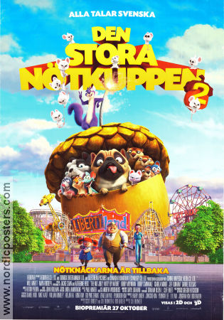 Den stora nötkuppen 2 2017 poster Will Arnett Cal Brunker Animerat