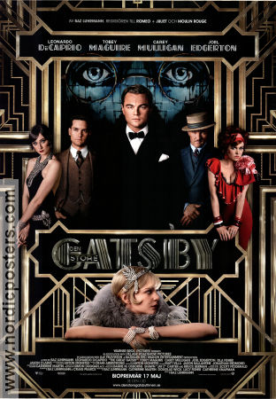 Den store Gatsby 2013 poster Leonardo DiCaprio Baz Luhrmann