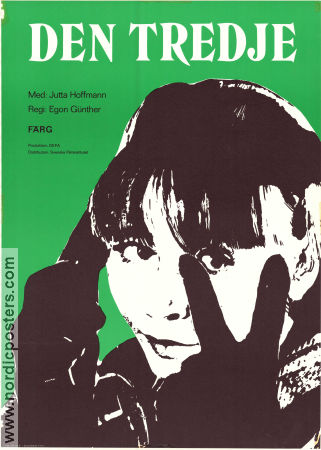 Den tredje 1972 poster Jutta Hoffmann Barbara Dittus Rolf Ludwig Egon Günther