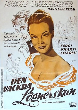 Den vackra lögnerskan 1960 poster Romy Schneider