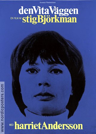 Den vita väggen 1975 poster Harriet Andersson