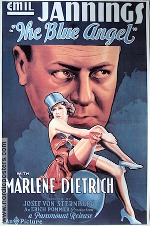 Der Blaue Engel 1930 poster Marlene Dietrich Emil Jannings Josef von Sternberg