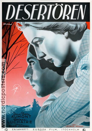 Desertören 1939 poster Jean-Pierre Aumont Corinne Luchaire Léonide Moguy