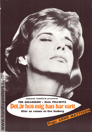 Det är hos mig han har varit 1963 poster Per Oscarsson Elsa Prawitz Hans Wahlgren Karl-Arne Holmsten Arne Mattsson