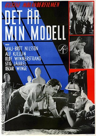 Det är min modell 1946 poster Maj-Britt Nilsson Alf Kjellin Oscar Winge