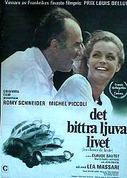 Det bittra ljuva livet 1970 poster Romy Schneider