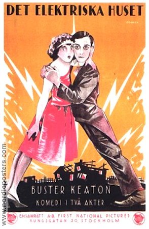 Det elektriska huset 1922 poster Buster Keaton