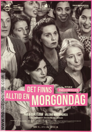Det finns alltid en morgondag 2023 poster Paola Cortellesi Valerio Mastandrea Romana Maggiora Vergano Paola Cortellesi