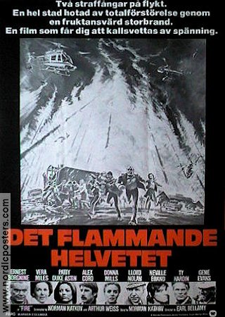 Det flammande helvetet 1977 poster Ernest Borgnine