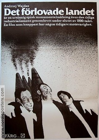 Det förlovade landet 1977 poster Andrzej Wajda Filmen från: Poland Konstaffischer