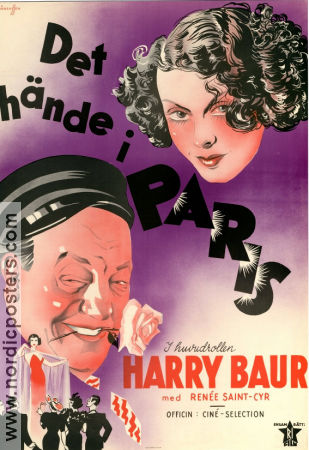 Det hände i Paris 1937 poster Harry Baur Renée Saint-Cyr Jean Choux