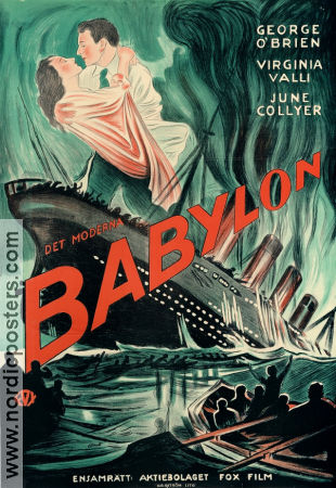 Det moderna Babylon 1927 poster George O´Brien Virginia Valli Hitta mer: Titanic