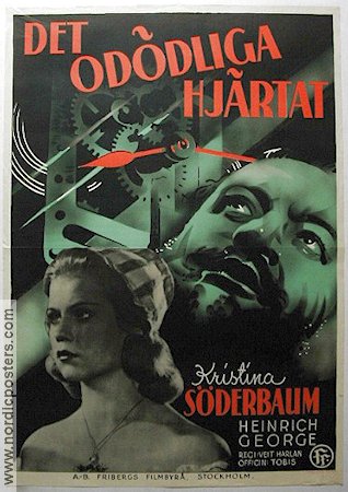 Det odödliga hjärtat 1939 poster Kristina Söderbaum Heinrich George