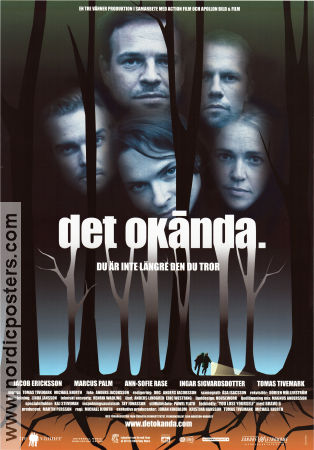 Det okända 2000 poster Jacob Ericksson Marcus Palm Ann-Sofie Rase Michael Hjorth