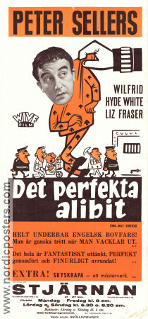 Det perfekta alibit 1960 poster Peter Sellers David Lodge Robert Day