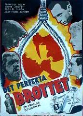 Det perfekta brottet 1937 poster Francoise Rosay Marcel Carné