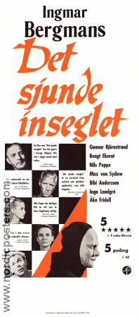 Det sjunde inseglet stoplaffisch 1960
